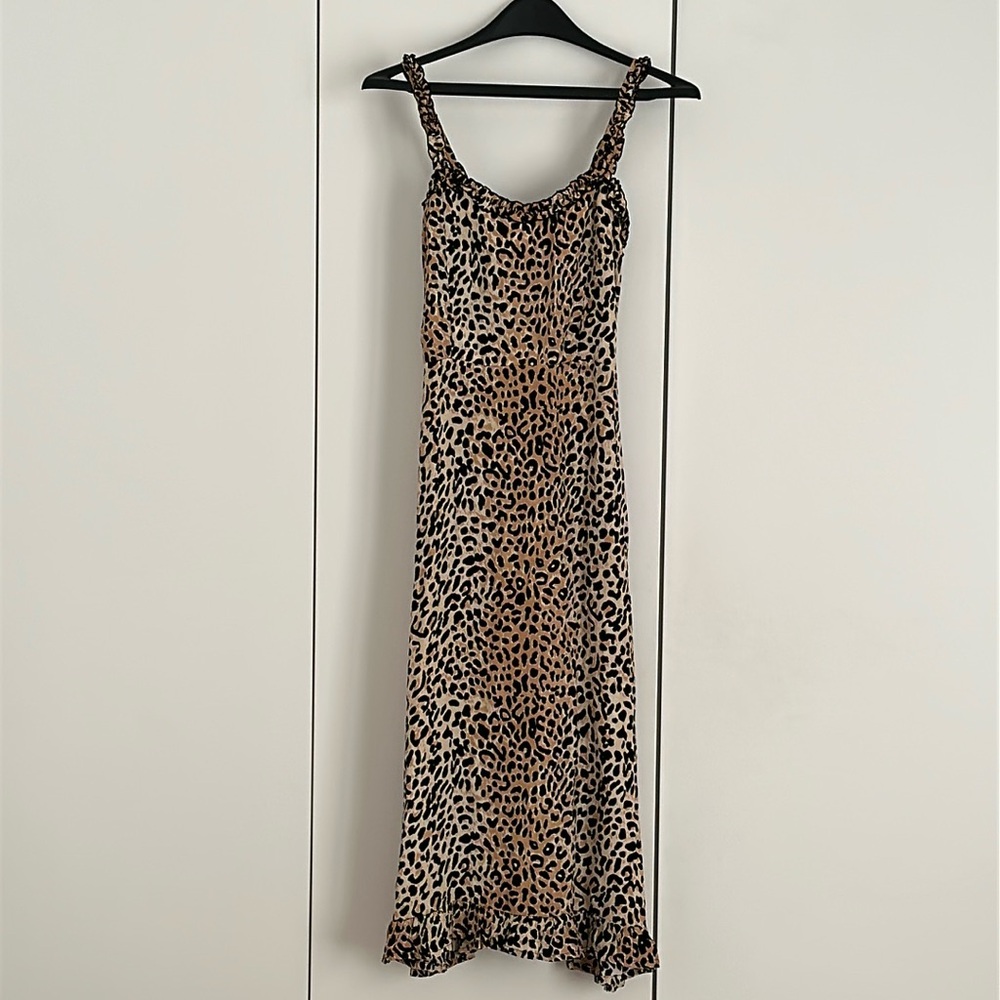Faithfull the Brand Leopard Print Dress